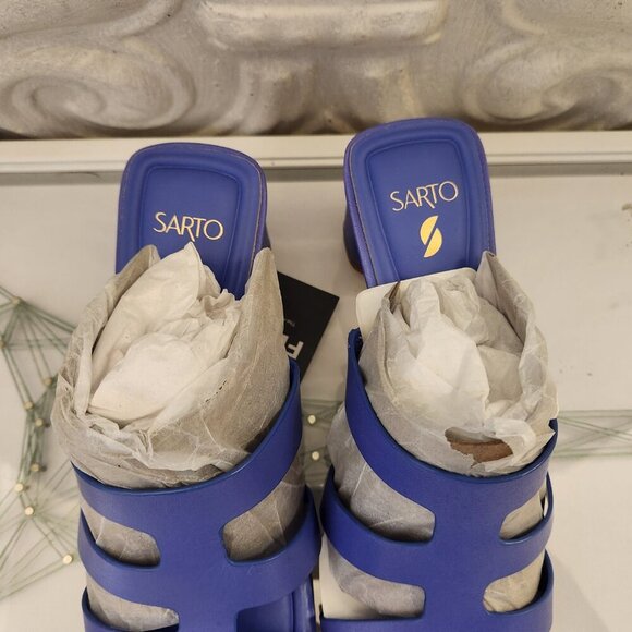 Sarto " Flexa Carly" Block Heeled Sandals. NIB. Size 8 - Picture 5 of 11